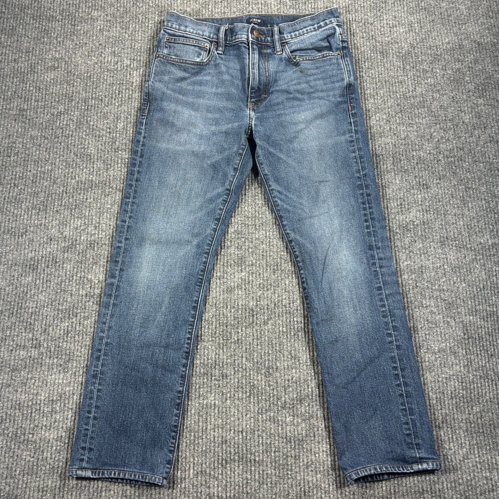 J.Crew Flex Jeans Mens 29x30 Blue Medium Wash Re-Imagined Stretch Denim - Picture 3 of 15